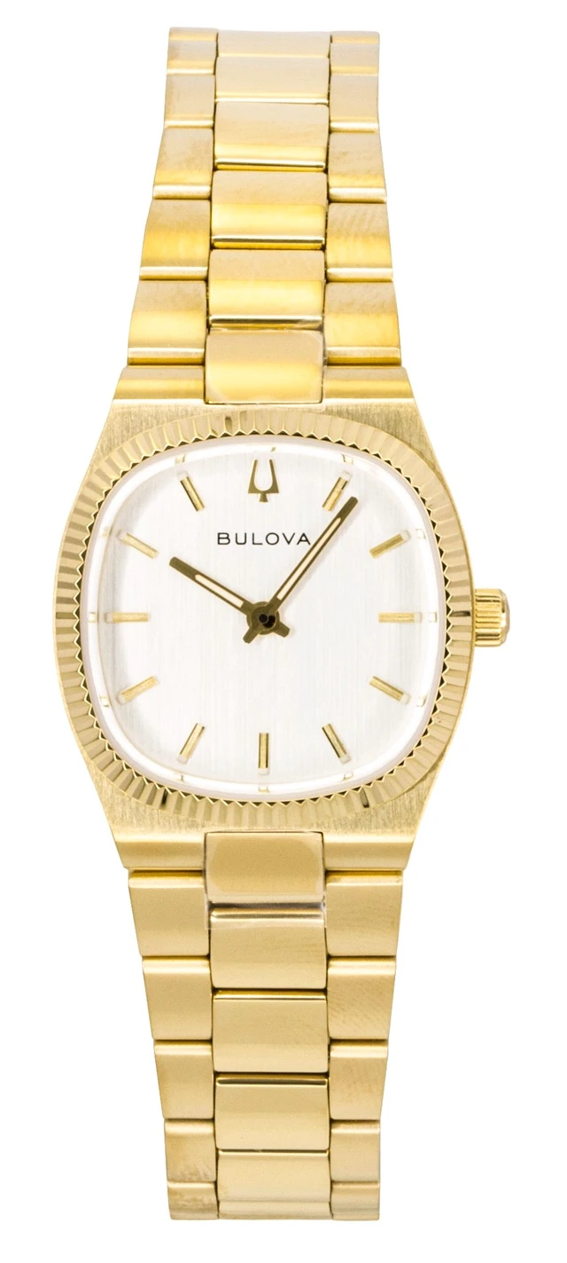 Alt view image 5 of 7 - Bulova Super Seville Mini Gold Tone Stainless Steel Silver Dial Quartz 97L189 Women's Watch