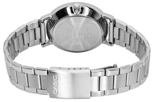 Alt view image 6 of 6 - Casio Analog Stainless Steel White Dial Quartz MTP-VT06D-7B Men's Watch