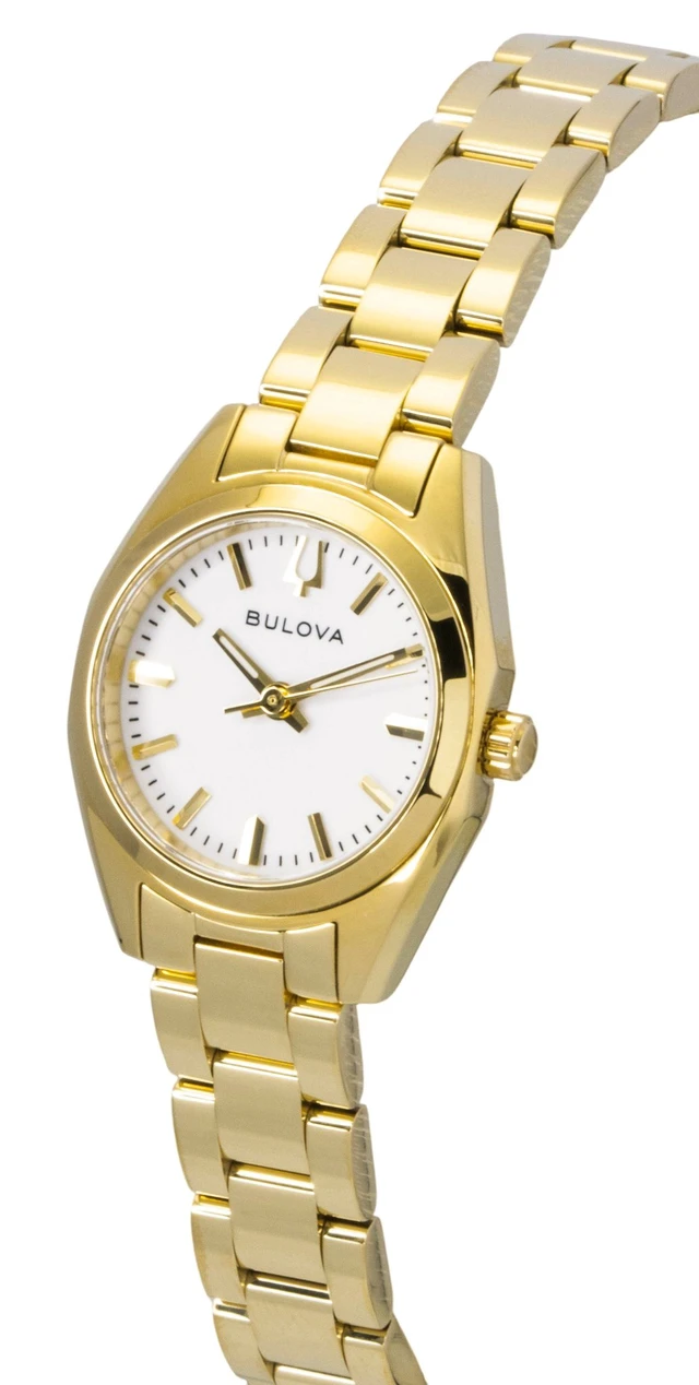 Alt view image 7 of 7 - Bulova Surveyor Gold Tone Stainless Steel White Dial Quartz 97L190 Women's Watch