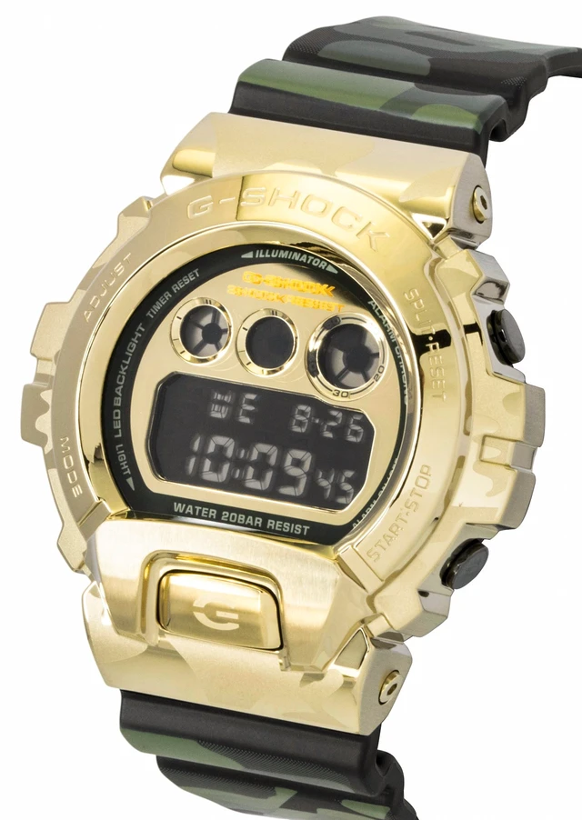 Alt view image 7 of 7 - Casio G-Shock Digital Resin Strap Quartz GM-6900CMG-3 200M Men's Watch