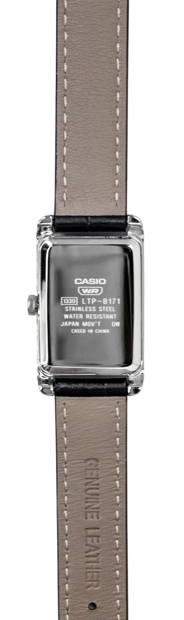 Alt view image 6 of 6 - Casio Analog Leather Strap Silver Dial Quartz LTP-B171L-7A1 Women's Watch