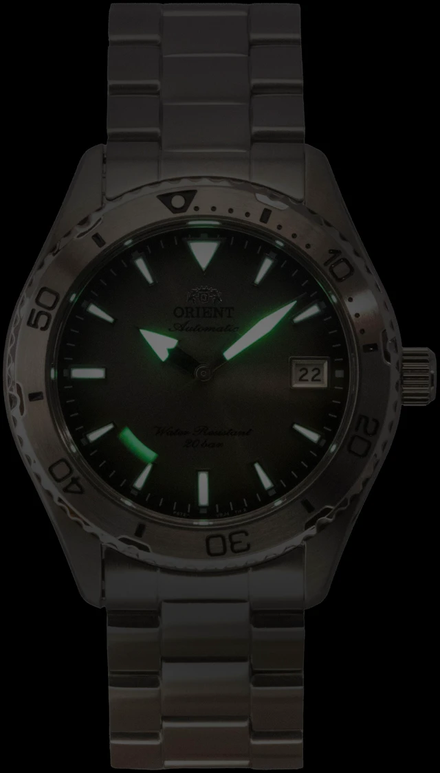Alt view image 6 of 7 - Orient Mako Sport Limited Edition Grey Dial Automatic Diver's RA-AC0Q16N 200M Men's Watch