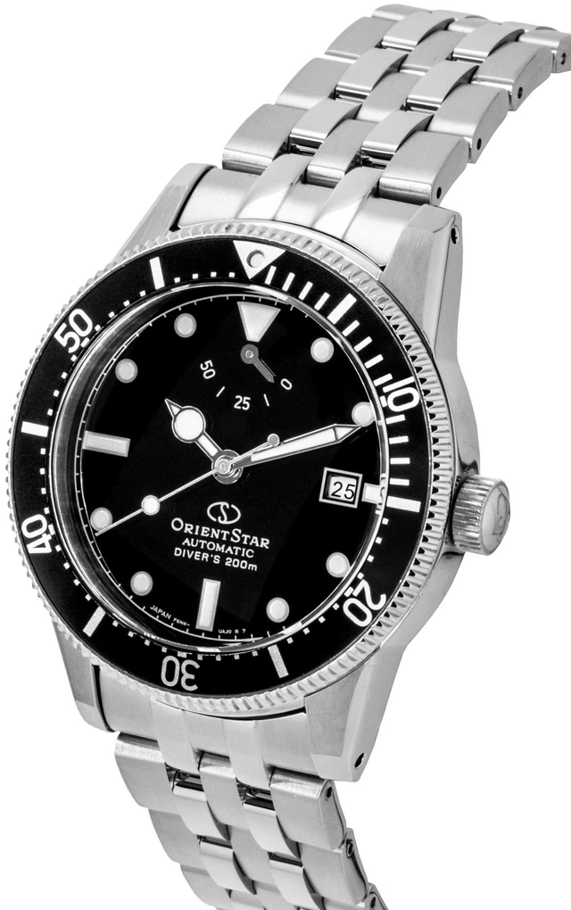 Alt view image 3 of 4 - Orient Star 1964 2nd Edition M42 Stainless Steel Black Dial Diver's Automatic RE-AU0601B 200M Men's Watch