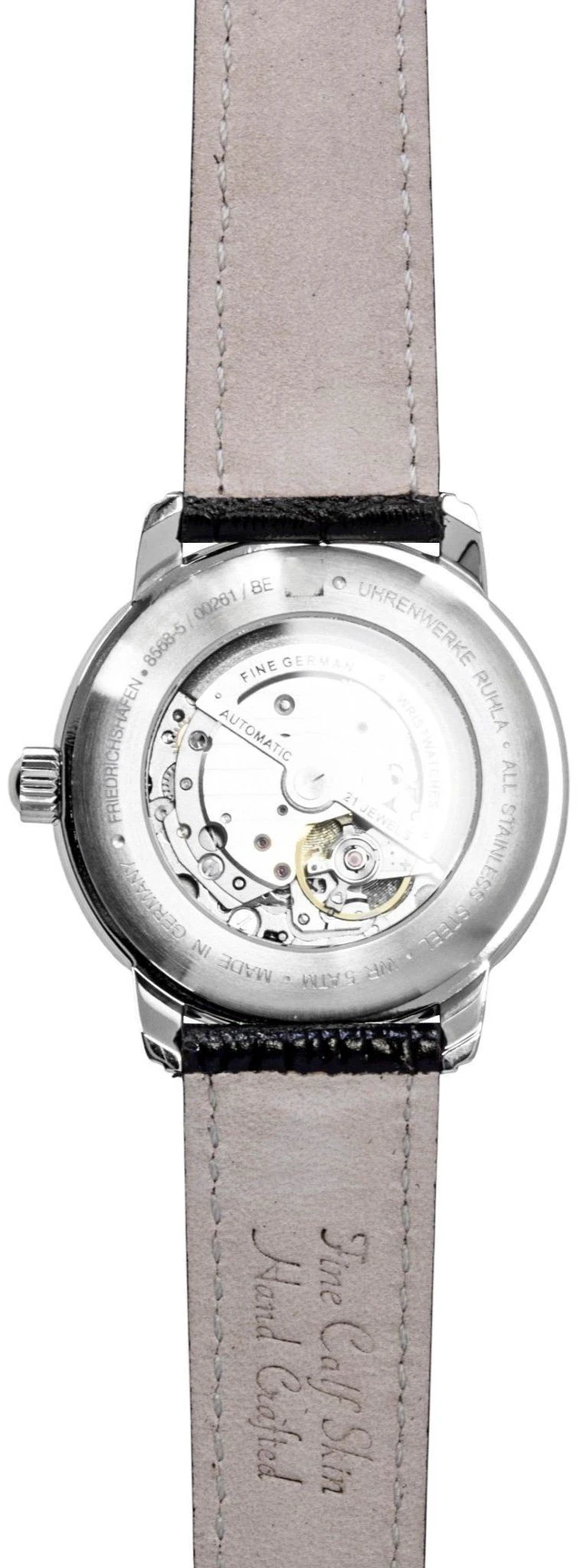Alt view image 3 of 3 - Zeppelin Friedrichshafen Leather Strap Champagne Dial Automatic 85685 Men's Watch