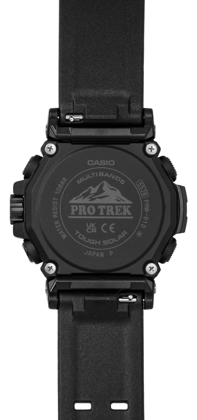 Alt view image 5 of 5 - Casio Pro Trek Dragon Eye Analog Digital Radio Control White Dial Solar PRW-61D-2 100M Men's Watch