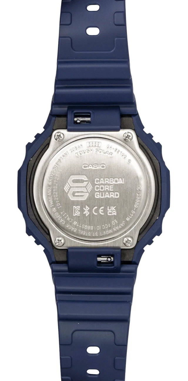 Alt view image 5 of 5 - Casio G-Shock Smartphone Link Analog Digital Resin Strap Black Dial Solar GA-B2100-2A 200M Men's Watch