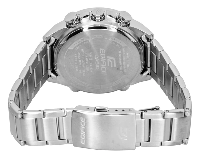 Alt view image 5 of 5 - Casio Edifice Analog Digital Stainless Steel Green Dial Quartz ERA-130D-3A 100M Men's Watch