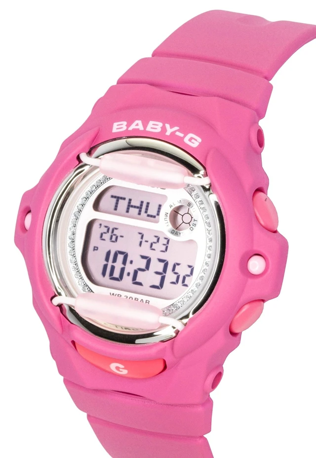 Alt view image 3 of 4 - Casio Baby-G Digital Resin Strap Quartz BG-169KB-4B1 200M Women's Watch