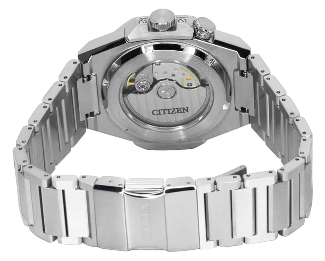Alt view image 4 of 4 - Citizen Series 8 Stainless Steel Green Dial Automatic Diver's NB6060-58X 200M Men's Watch
