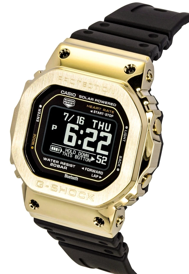 Alt view image 3 of 5 - Casio G-Shock Smartphone Link Digital Resin Strap Solar GM-H5600-9 200M Men's Watch