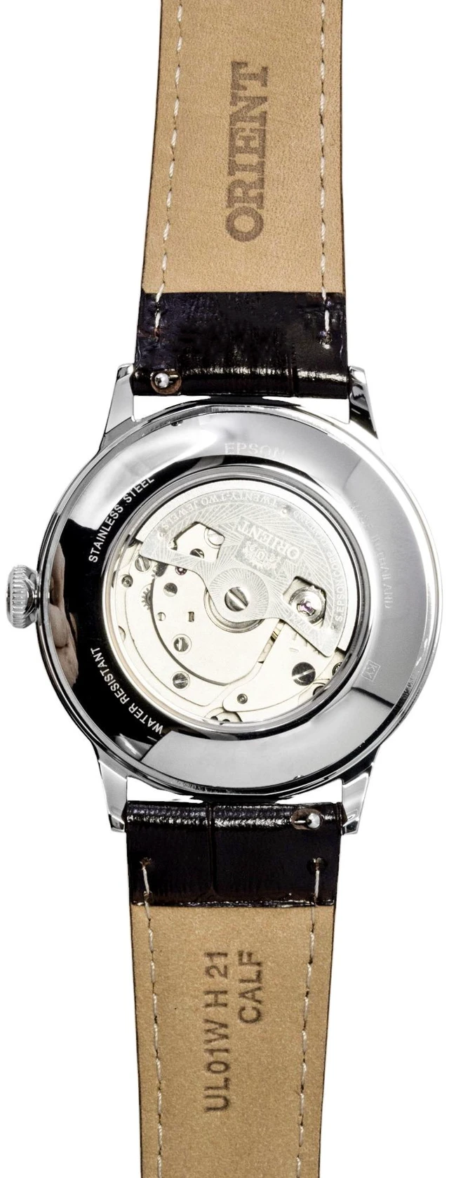 Alt view image 6 of 6 - Orient Classic Bambino Leather Strap Purple Dial Automatic RA-AC0032V Men's Watch