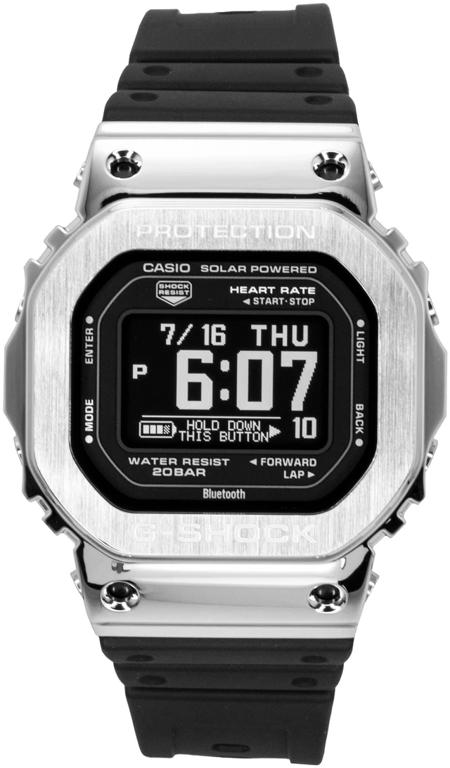 Main image of Casio G-Shock Digital Smartphone Link Resin Strap Solar GM-H5600-1 200M Men's Watch
