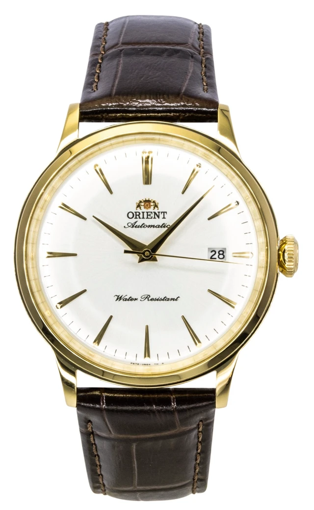Alt view image 4 of 6 - Orient Classic Bambino Leather Strap White Dial Automatic RA-AC0028S Men's Watch