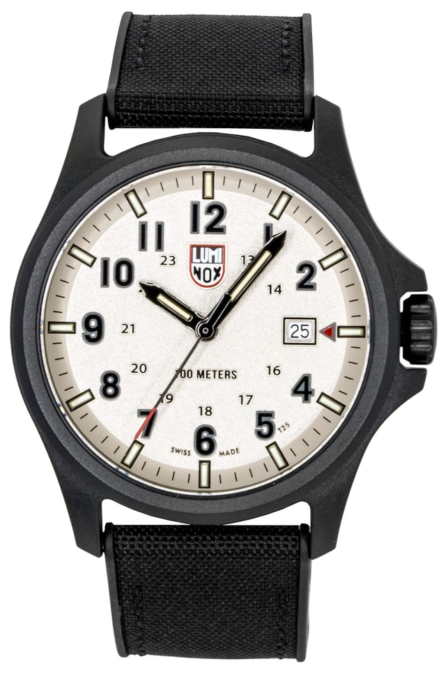 Alt view image 5 of 7 - Luminox Atacama Field Rubber Strap Beige Dial Quartz XL.1971.2 100M Men's Watch