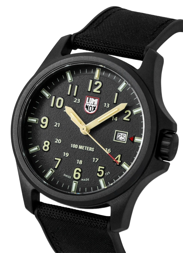Alt view image 7 of 7 - Luminox Atacama Field Rubber Strap Black Dial Quartz XL.1970.2 100M Men's Watch