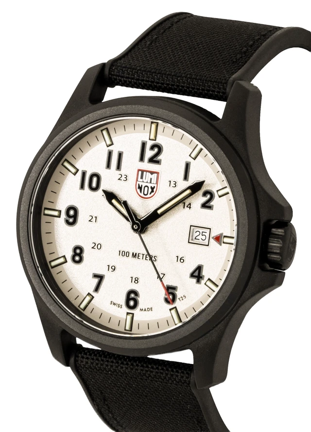Alt view image 7 of 7 - Luminox Atacama Field Rubber Strap Beige Dial Quartz XL.1971.2 100M Men's Watch
