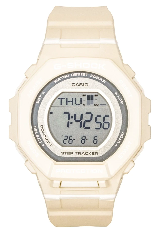 Alt view image 5 of 7 - Casio G-Shock Smartphone Link Digital Bio-Based Resin Strap Quartz GMD-B300-7 200M Women's Watch