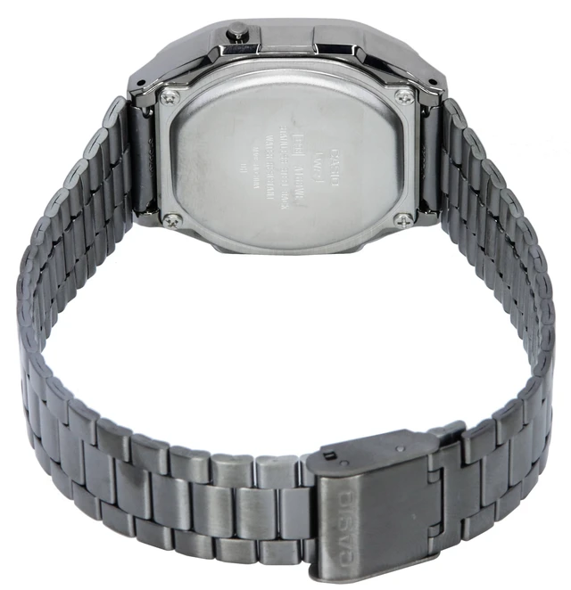Alt view image 4 of 4 - Casio Vintage Digital Stainless Steel Bracelet Quartz A168WERB-2A A168WERB-2 Unisex Watch