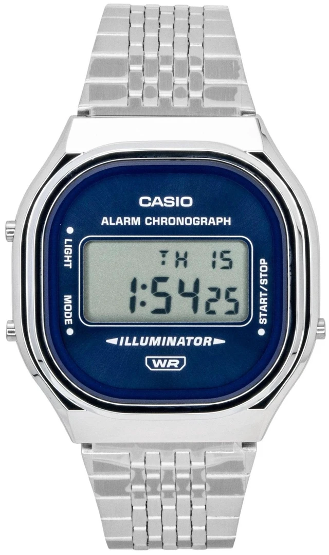 Main image of Casio Digital Stainless Steel Quartz A140WE-2A Unisex Watch