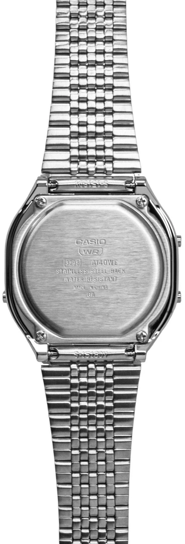 Alt view image 4 of 4 - Casio Digital Stainless Steel Quartz A140WE-8A Unisex Watch