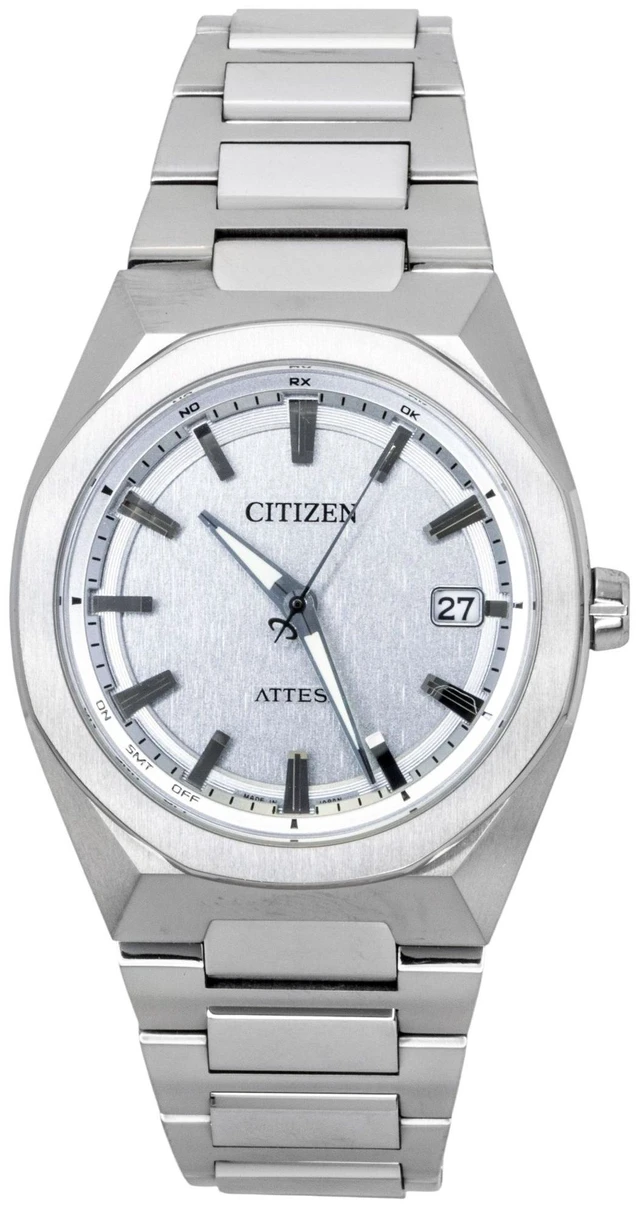 Main image of Citizen Attesa ACT Line Super Titanium Silver Dial Eco-Drive CB3040-56H 100M Men's Watch