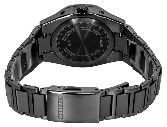 Alt view image 4 of 4 - Citizen Attesa ACT Line Super Titanium Blue Dial Eco-Drive CB3045-61L 100M Men's Watch