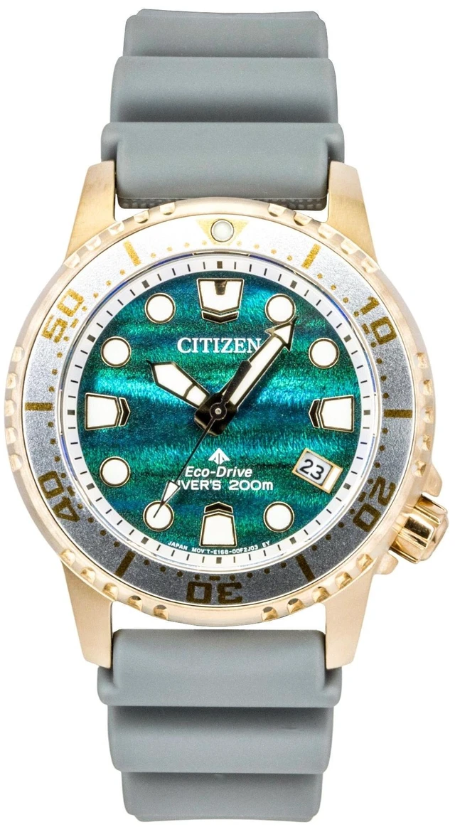 Main image of Citizen Promaster Limited Edition Polyurethane Strap Blue Dial Eco-Drive Diver's EO2023-00W 200M Women's Watch