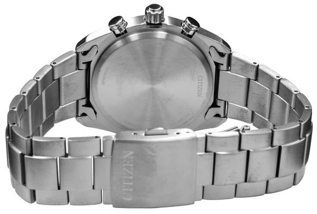 Alt view image 3 of 3 - Citizen Super Titanium Chronograph Silver Dial Eco-Drive AT2590-59A Men's Watch