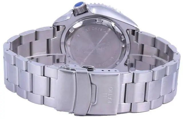 Alt view image 3 of 7 - Ratio FreeDiver Black Dial Sapphire Crystal Stainless Steel Automatic RTA100 200M Mens Watch