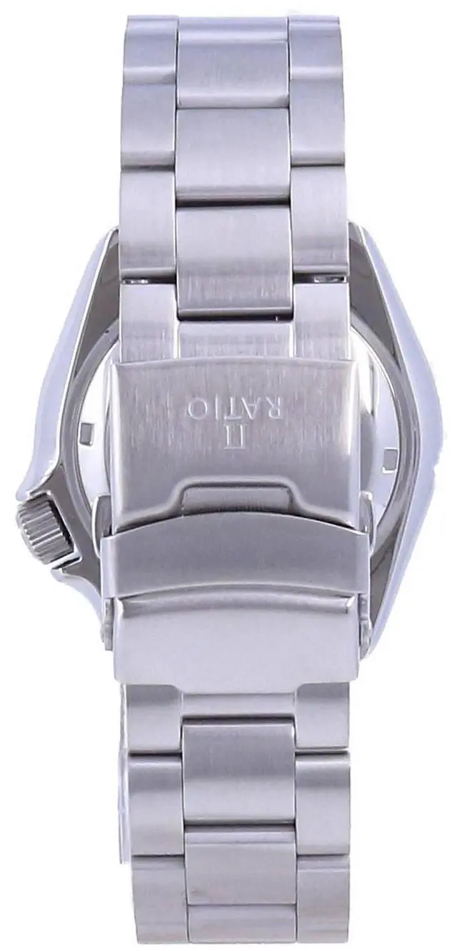 Alt view image 5 of 7 - Ratio FreeDiver Black Dial Sapphire Crystal Stainless Steel Automatic RTA100 200M Mens Watch