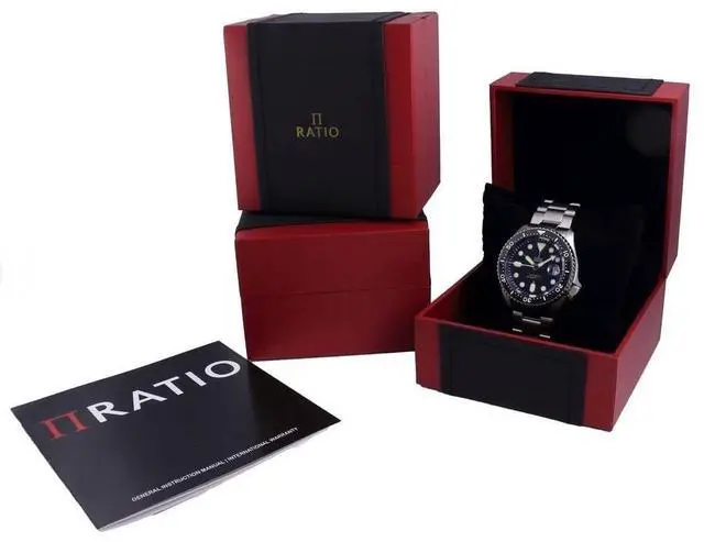 Alt view image 7 of 7 - Ratio FreeDiver Blue Dial Sapphire Crystal Stainless Steel Automatic RTB202 200M Mens Watch
