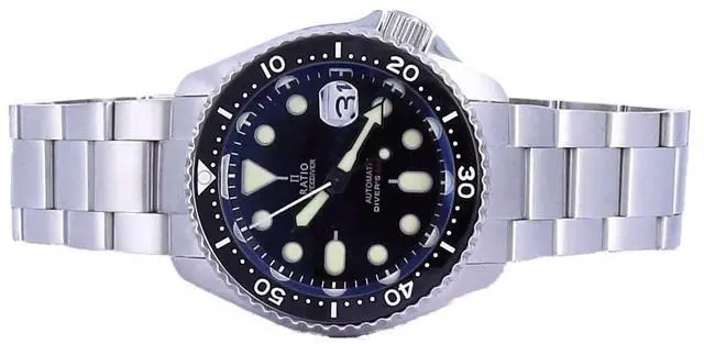 Alt view image 4 of 7 - Ratio FreeDiver Blue Dial Sapphire Crystal Stainless Steel Automatic RTB202 200M Mens Watch