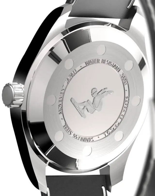 Alt view image 4 of 6 - Ratio Skysurfer Pilot Full Luminous Dial Leather Automatic RTS307 200M Men's Watch