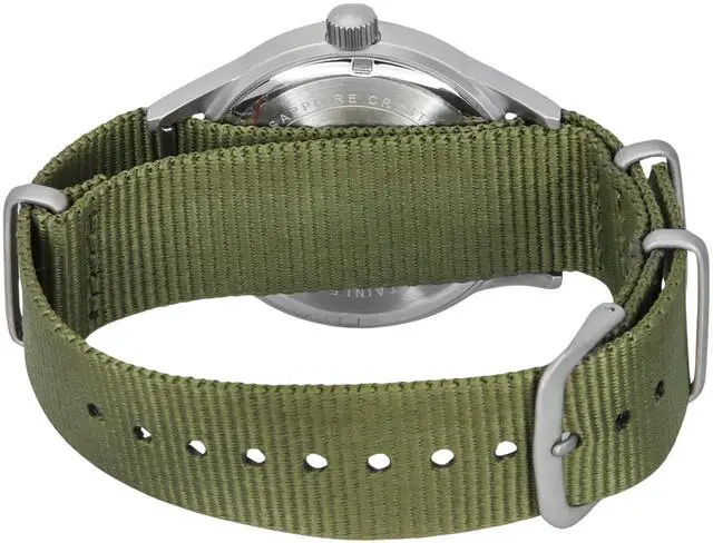 Alt view image 5 of 7 - Ratio Quest Men's Field Watch Sapphire Nylon Strap Quartz RTQ011 100M Lewis And Clark Edition