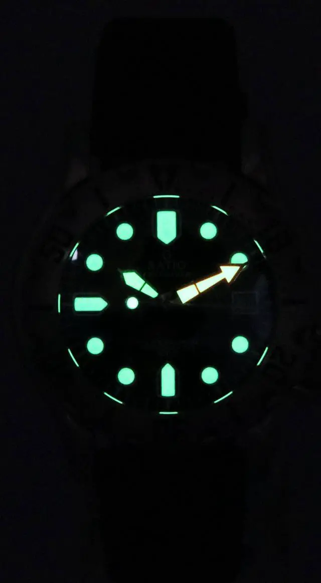 Alt view image 2 of 6 - Ratio FreeDiver Professional Sapphire Crystal Black Dial Automatic 21 Jewels RTF009 500M Mens Watch