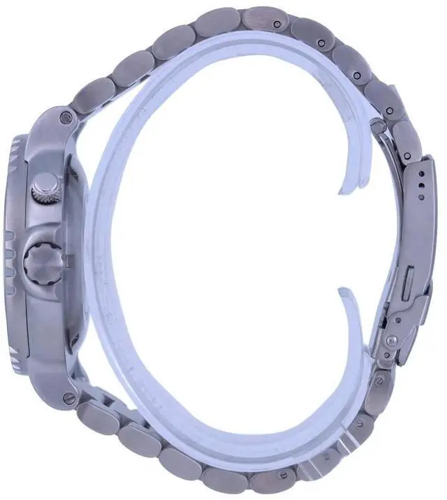 Alt view image 3 of 7 - RATIO FreeDiver Blue Dial Stainless Steel Quartz 1000 Meters Helium-Safe 1050HA93-12V-BLU Mens Watch