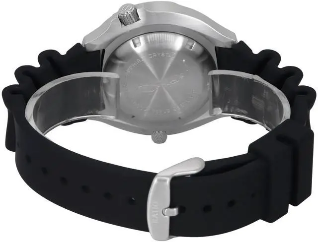 Alt view image 4 of 4 - RATIO FreeDiver Version 03 Helium Safe 1000M Sapphire Crystal Quartz Blue Dial 1038EF102V-BLU-V03 Mens Watch