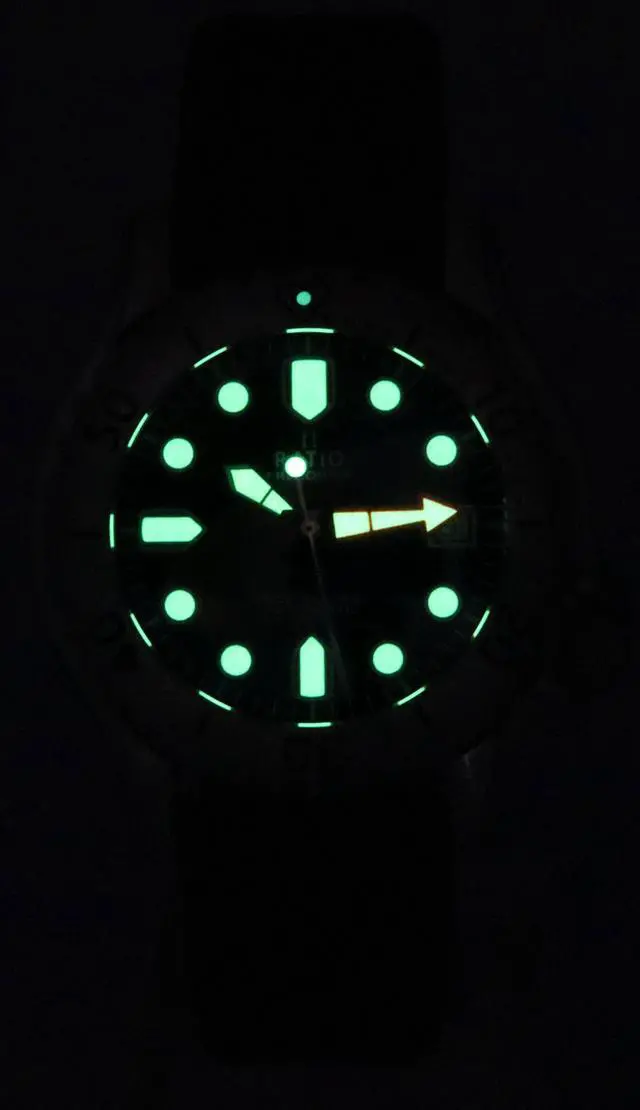 Alt view image 2 of 5 - RATIO FreeDiver Professional Sapphire Crystal 21 Jewels Black Dial Automatic RTF015 500M Mens Watch
