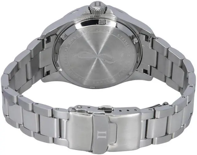 Alt view image 4 of 4 - RATIO FreeDiver Sapphire Crystal Stainless Steel Black Dial Quartz RTF031 200M Men's Watch