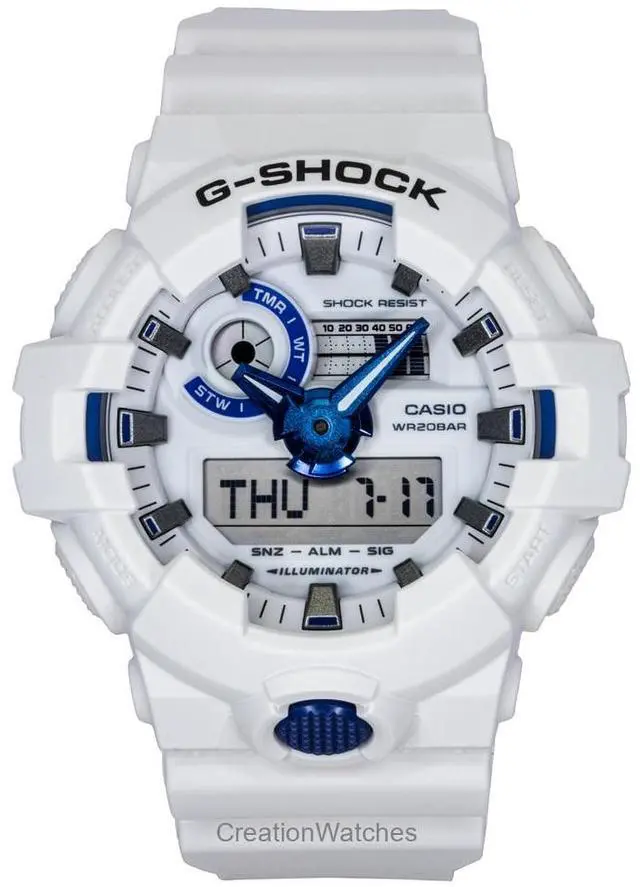 Main image of Casio G-Shock Analog Digital White Dial Quartz Sports Men's Watch GA-700HDS-7A