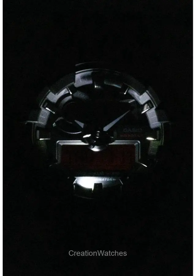 Alt view image 2 of 7 - Casio G-Shock Analog Digital Black Dial Quartz Sports Men's Watch GA-700BBR-1A