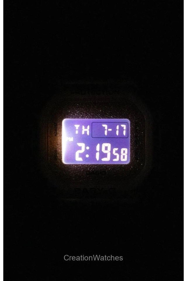 Alt view image 2 of 7 - Casio Baby-G Digital Pink Resin Strap Quartz BGD-565GC-4 100M Women's Watch
