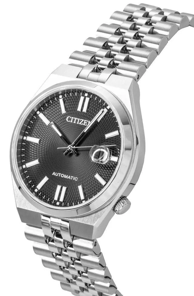 Alt view image 2 of 3 - Citizen Tsuyosa 60 Stainless Steel Black Dial Automatic NK0020-55E Mens Watch