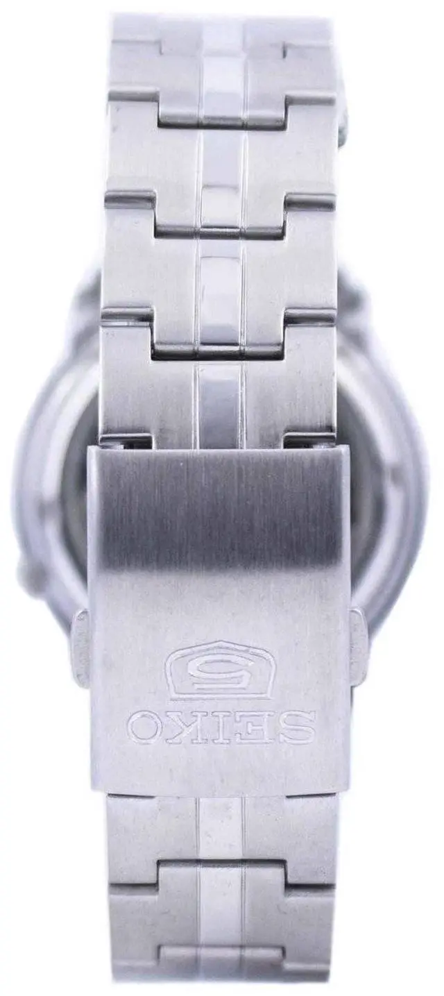 Alt view image 15 of 17 - Seiko 5 Automatic Black Dial Stainless Steel Mens Watch SNKK71