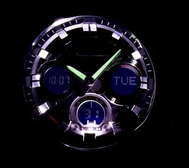 Alt view image 15 of 20 - Casio G-Shock G-Steel Solar Power Ana-Digi Watch GSTS110D-1A GST-S110D-1ACR