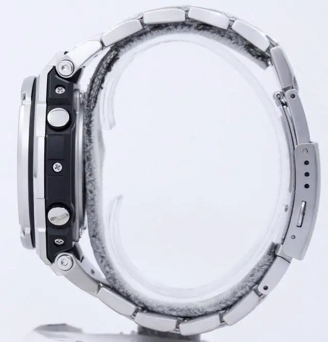 Alt view image 16 of 20 - Casio G-Shock G-Steel Solar Power Ana-Digi Watch GSTS110D-1A GST-S110D-1ACR