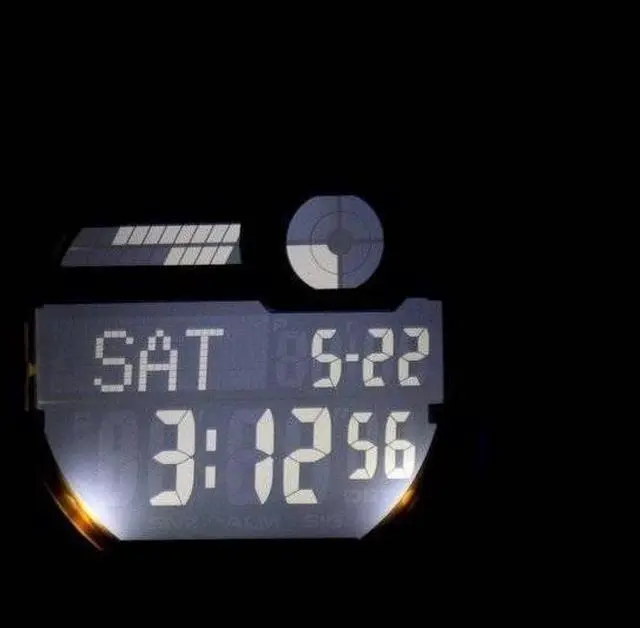Alt view image 8 of 12 - Casio G-Shock Mens Shock Resistant Digital Sports Watch - Black - GD-350-1BCR