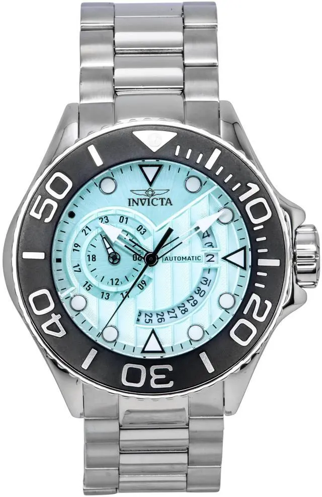 Alt view image 5 of 7 - Invicta Grand Diver Turquoise Dial Automatic 300M Men's Watch 47541