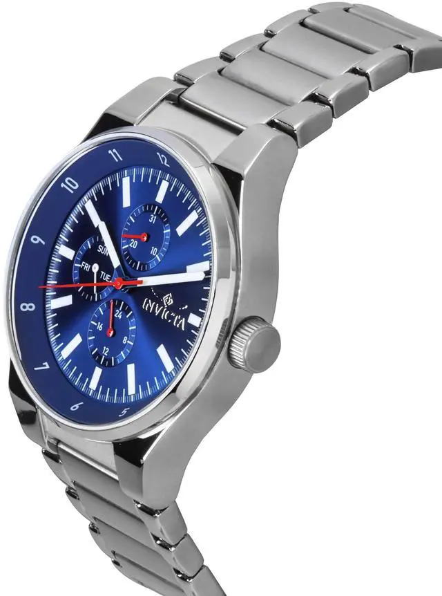 Alt view image 7 of 7 - Invicta Racing Stainless Steel Blue Dial Quartz 47548 Men's Watch