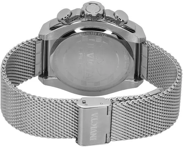 Alt view image 4 of 7 - Invicta Racing Chronograph Silicone Strap White Dial Quartz 47736 Men's Watch